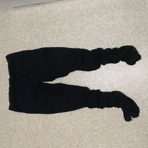 Black American stitch joggers